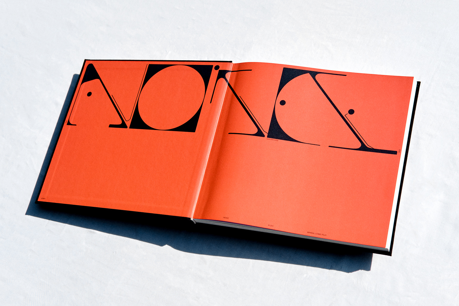NOICE Nº.001 interior spread — title pages