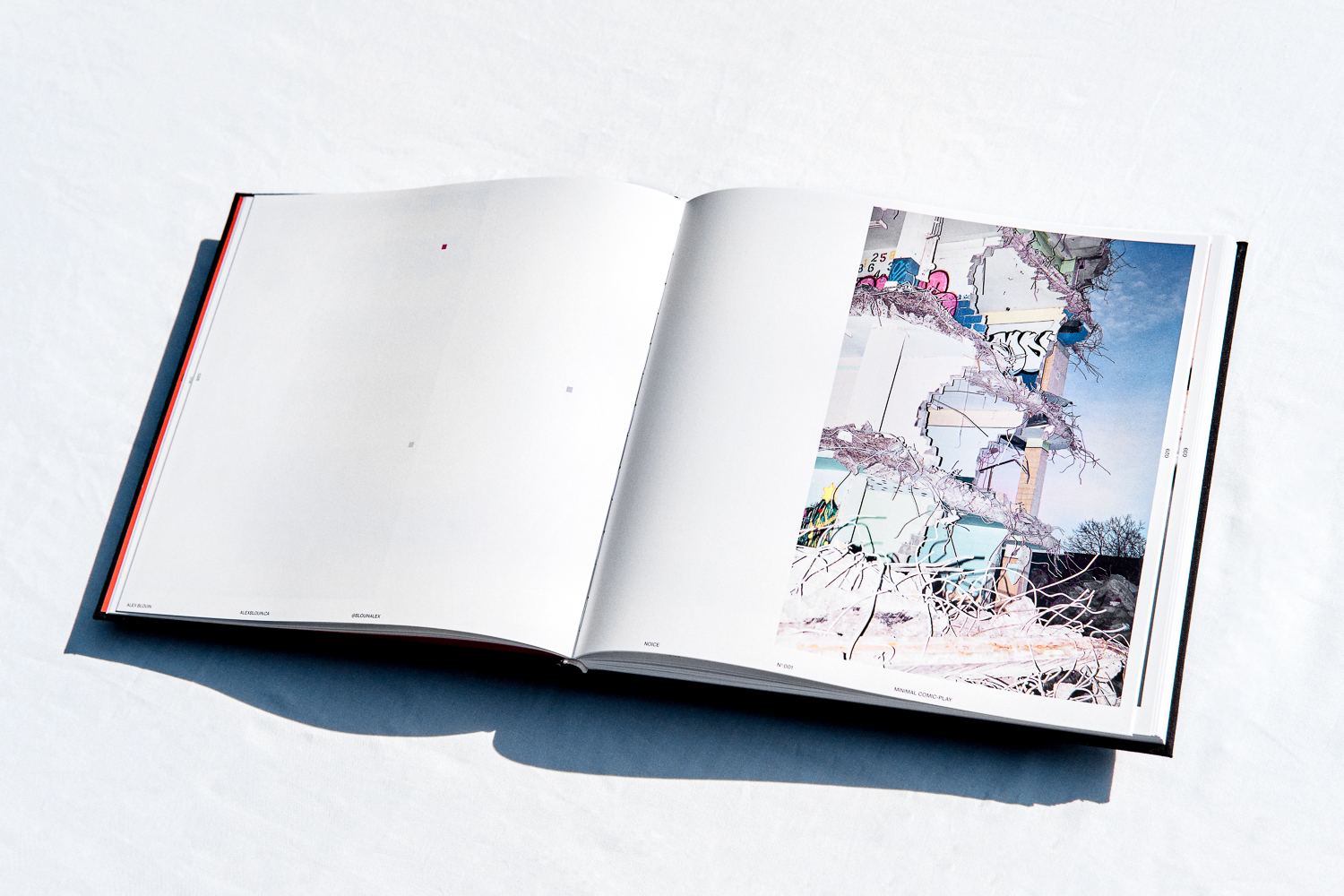 NOICE Nº.001 interior spread — photography