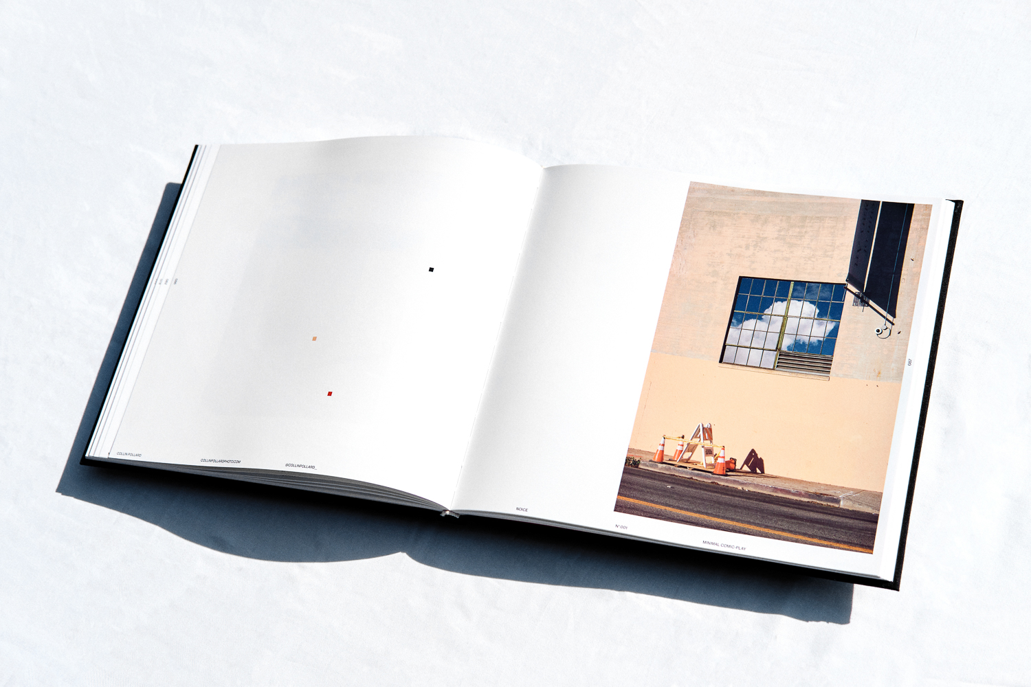 NOICE Nº.001 interior spread — photography